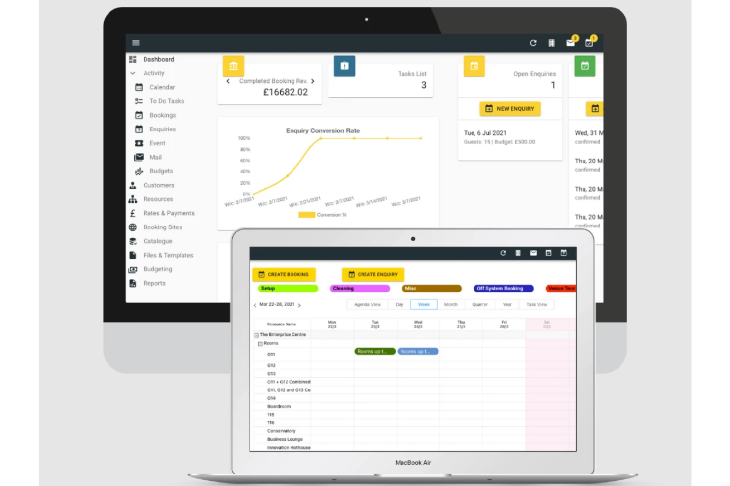 Switch Event Management screenshot - 10 migliori soluzioni software per la gestione delle location recensite nel 2026