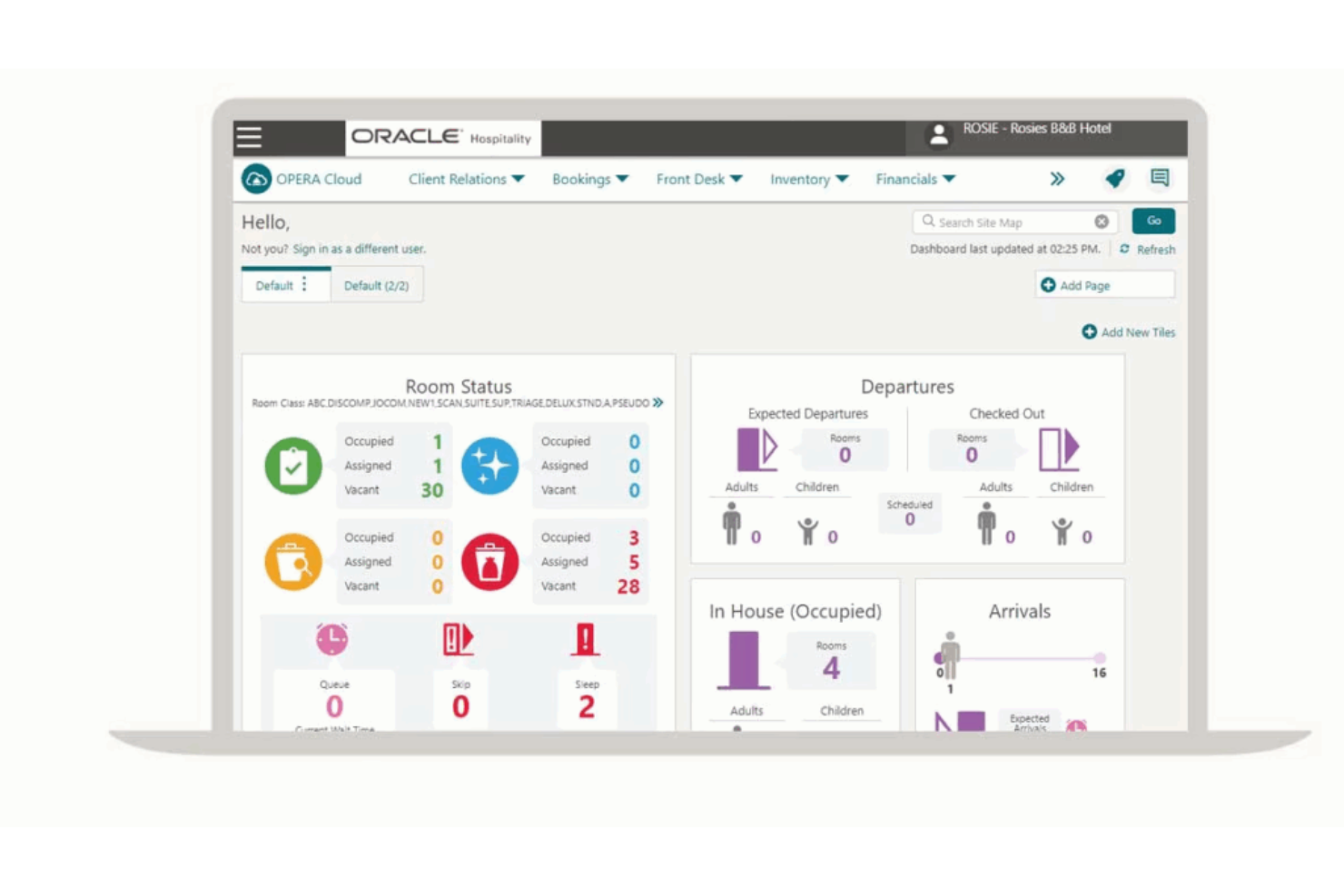OPERA Cloud screenshot - 10 Mejores Software de Ventas y Catering para Hoteles de 2026