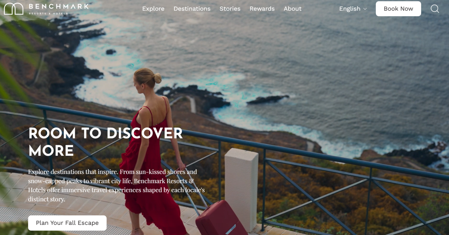 Benchmark Global Hospitality screenshot - 10 Migliori Società di Gestione Alberghiera Recensite nel 2026