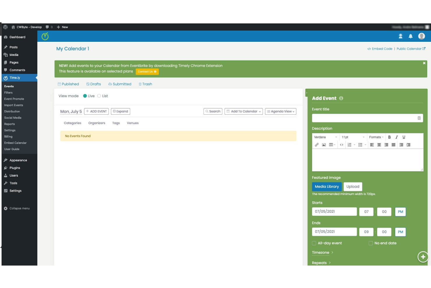 Timely Event Management screenshot - 10 mejores softwares de gestión de espacios revisados en 2026