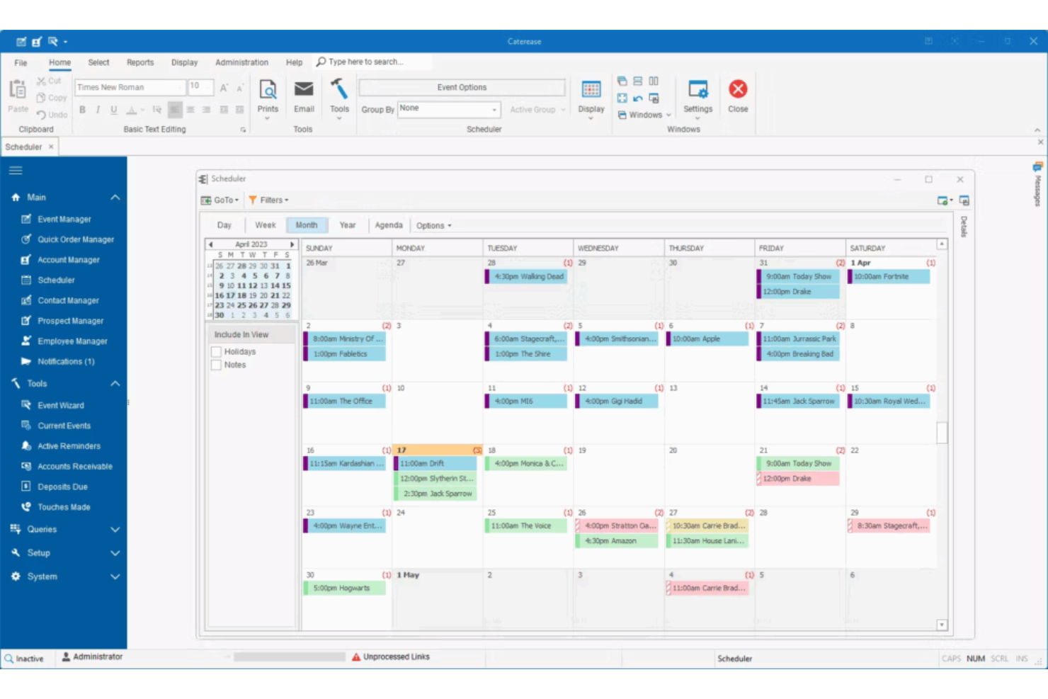 Caterease screenshot - 10 mejores programas de catering analizados en 2026