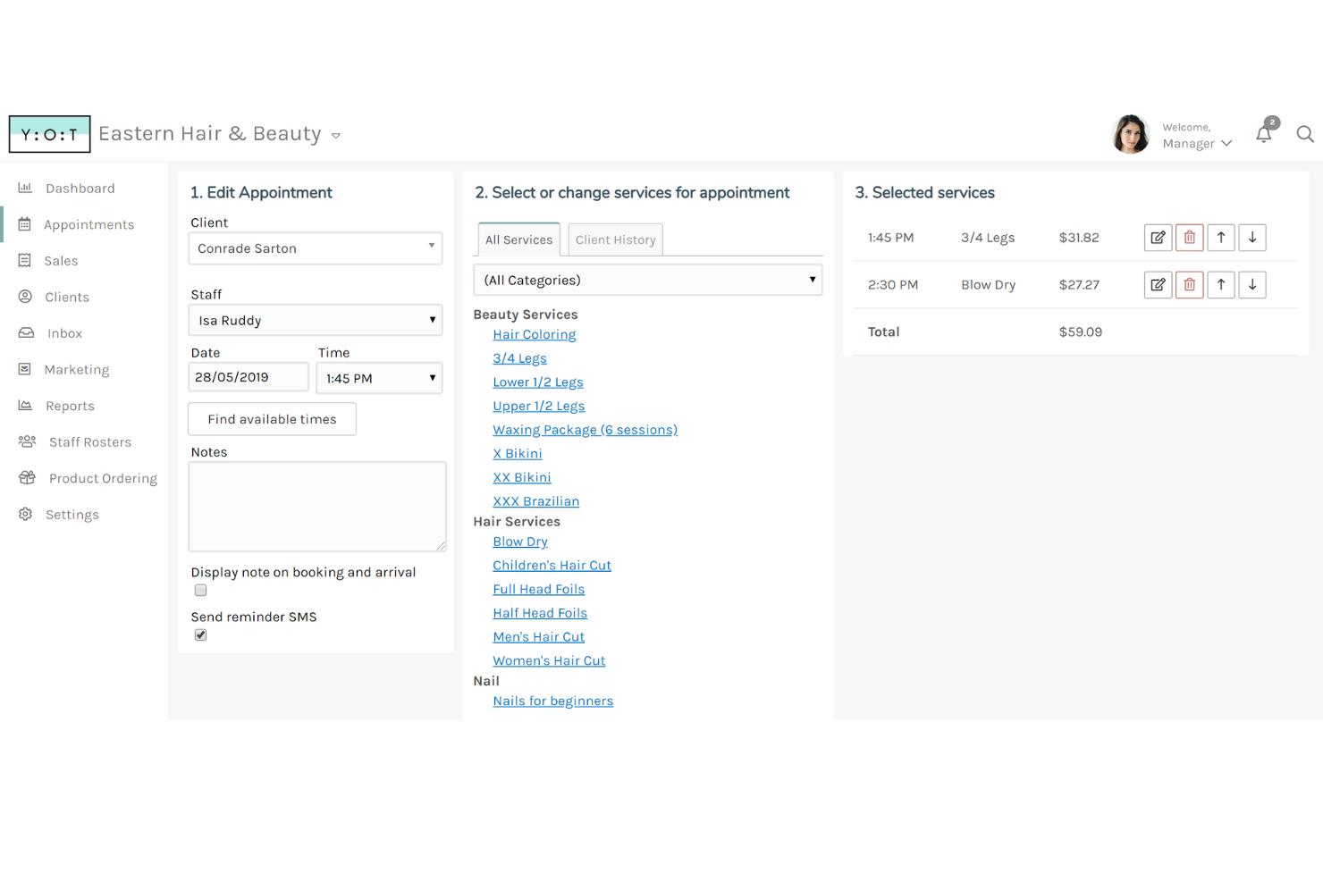 You'reOnTime screenshot - 10 Migliori Software per Spa per Gestione &amp; Prenotazione nel 2026