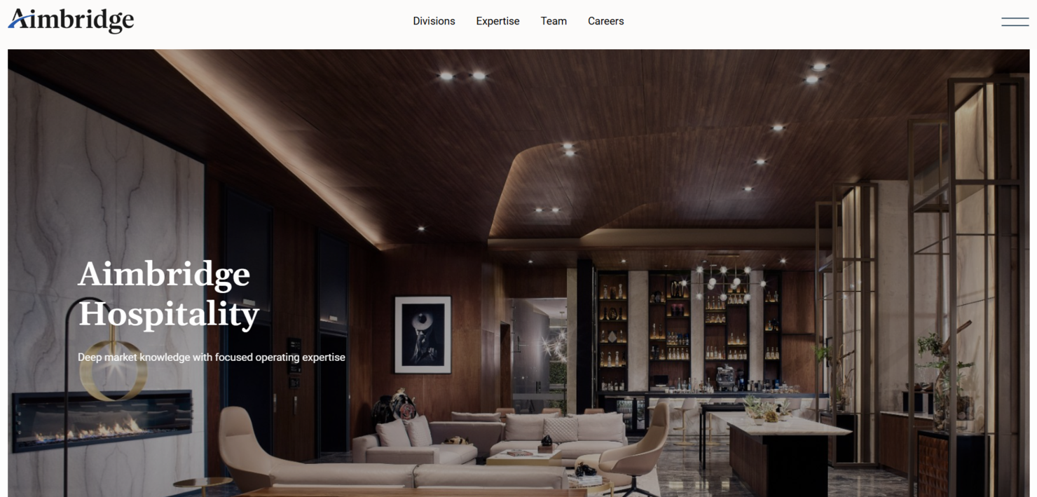 Aimbridge Hospitality screenshot - 10 Migliori Società di Gestione Alberghiera Recensite nel 2026