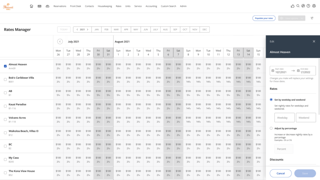 Escapia screenshot - Los 10 mejores programas de software para alquileres vacacionales de 2026