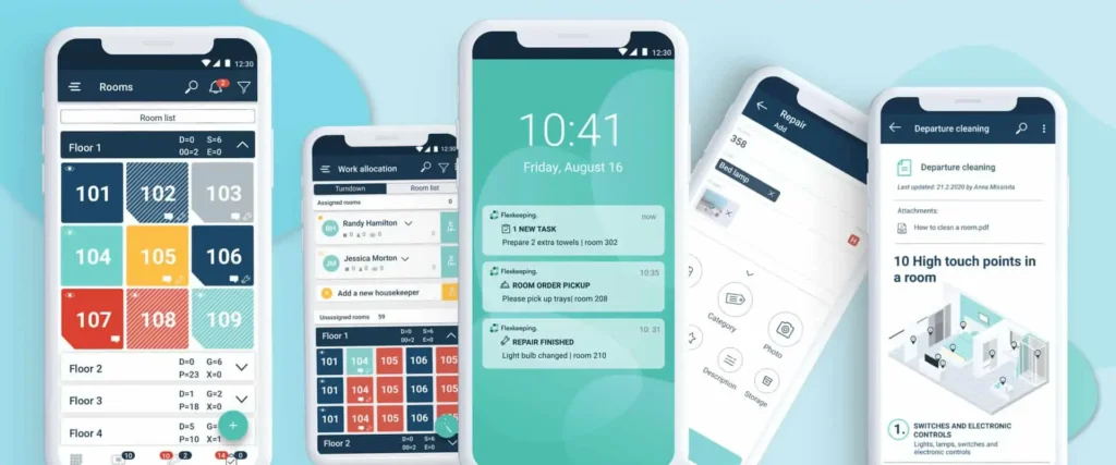 Flexkeeping screenshot - 10 Migliori Software di Gestione delle Pulizie del 2026
