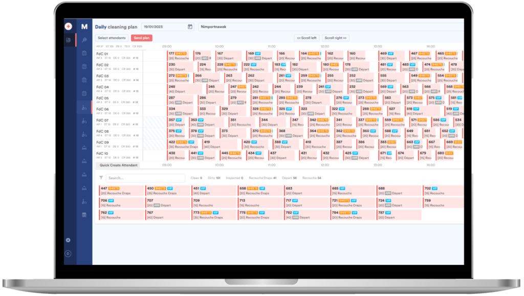 RoomChecking screenshot - 10 Migliori Software di Gestione delle Pulizie del 2026