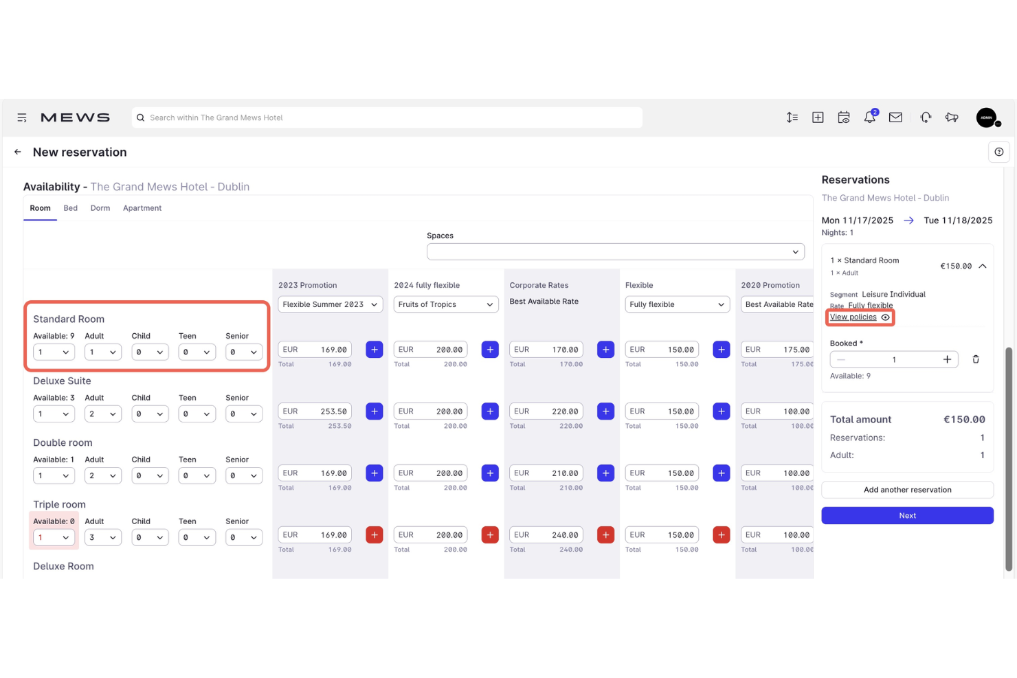 Mews screenshot - 10 Mejores Programas de Reservas de Hoteles Analizados para 2026