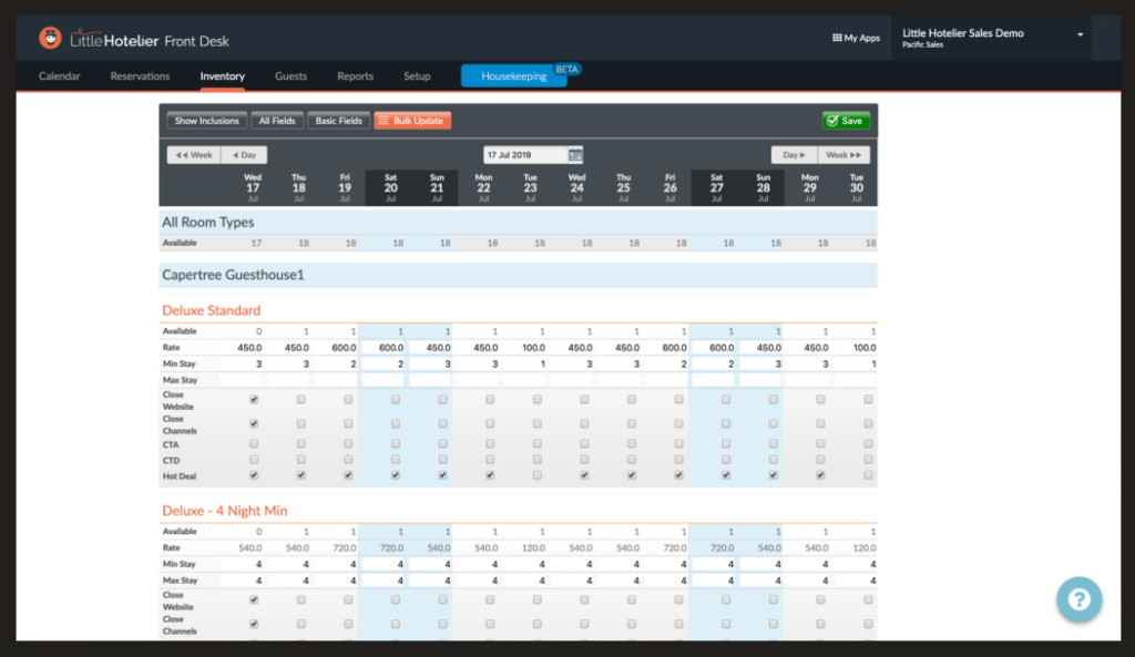 Little Hotelier screenshot - 10 Migliori Software di Gestione Motel per Piccoli Hotel 2026