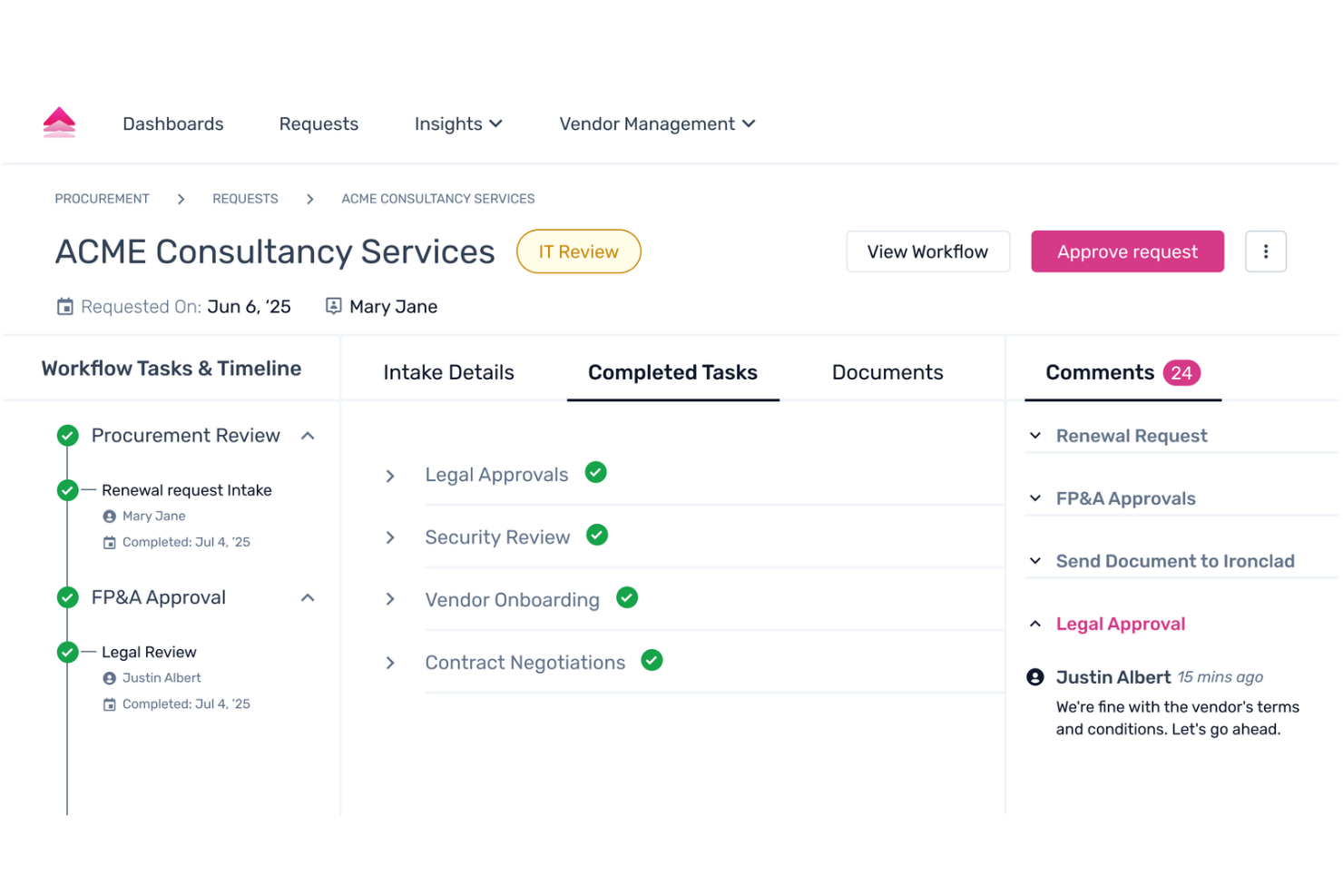 Spendflo screenshot - Guida ai 10 migliori software di approvvigionamento alberghiero nel 2026