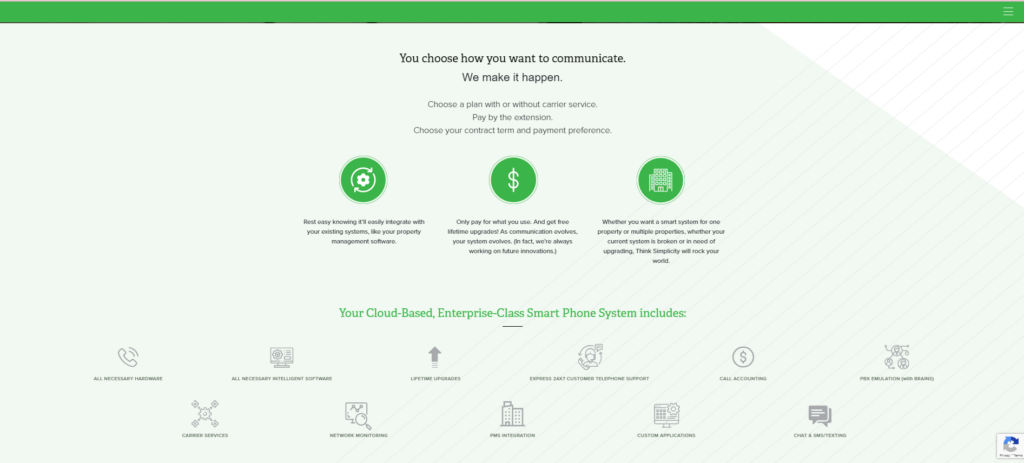 ThinkSimplicity screenshot - 10 Migliori Sistemi PBX per Hotel per Unificare le Comunicazioni nel 2026