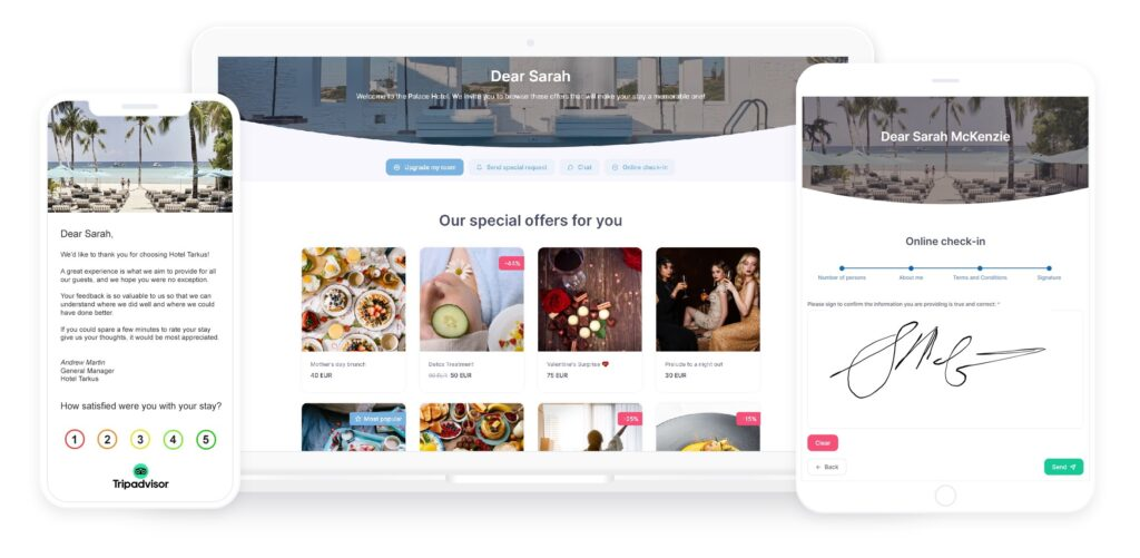 GuestJoy screenshot - Los 10 mejores programas de marketing hotelero de 2026, desglosados