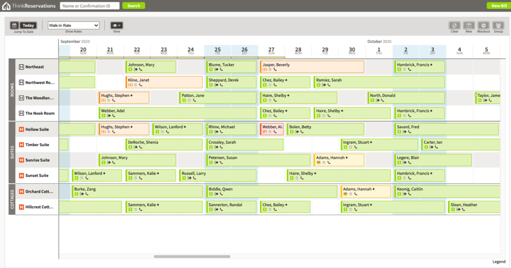 ThinkReservations screenshot - 10 Mejores Software de Gestión Hotelera Revisados en 2026