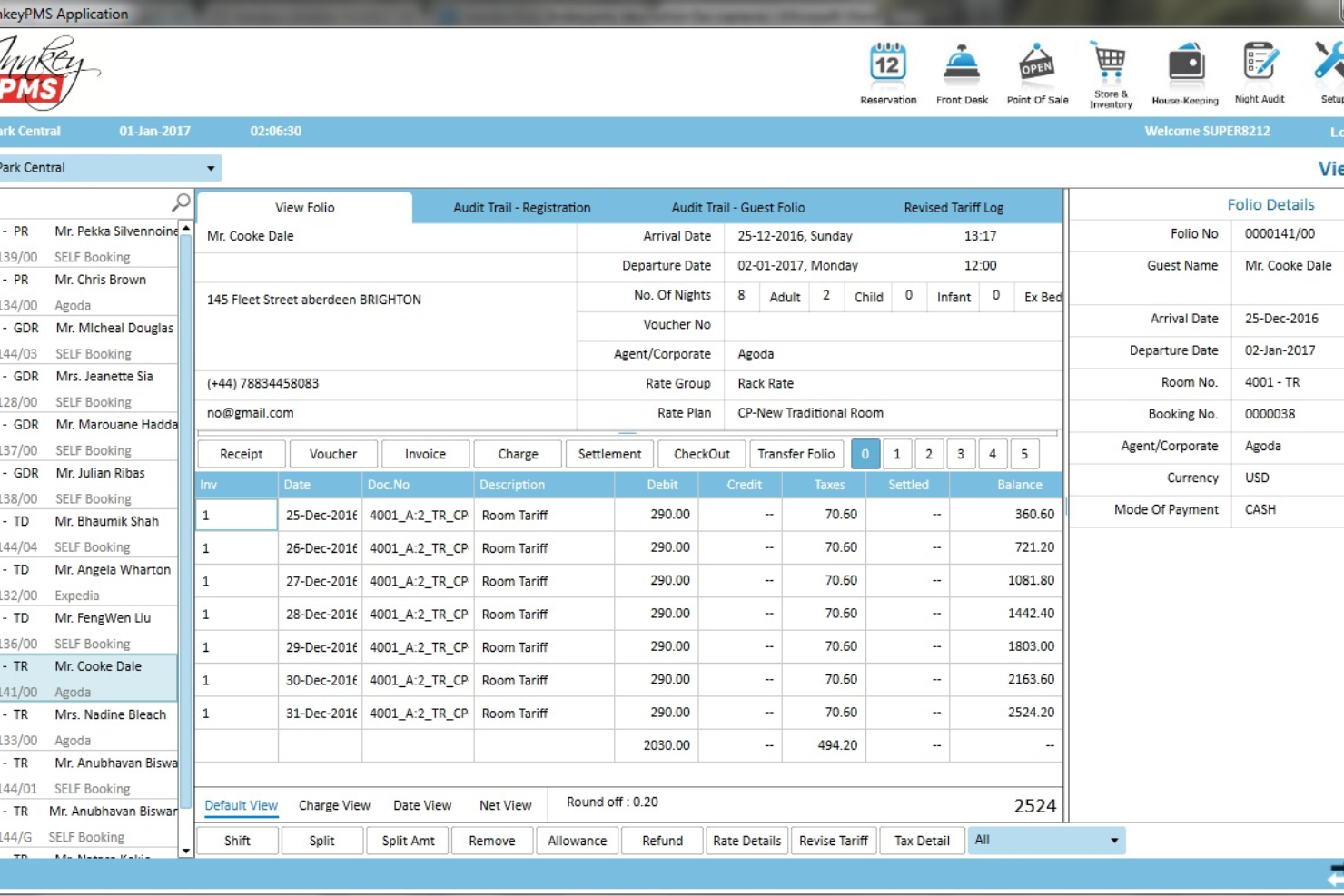 InnkeyPMS screenshot - 10 Mejores Software de Gestión de Inventarios para Hoteles en 2026