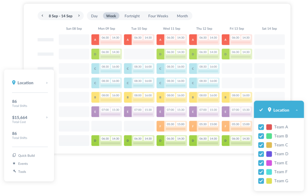 Workforce screenshot - 10 Migliori software di gestione del personale alberghiero per il 2026