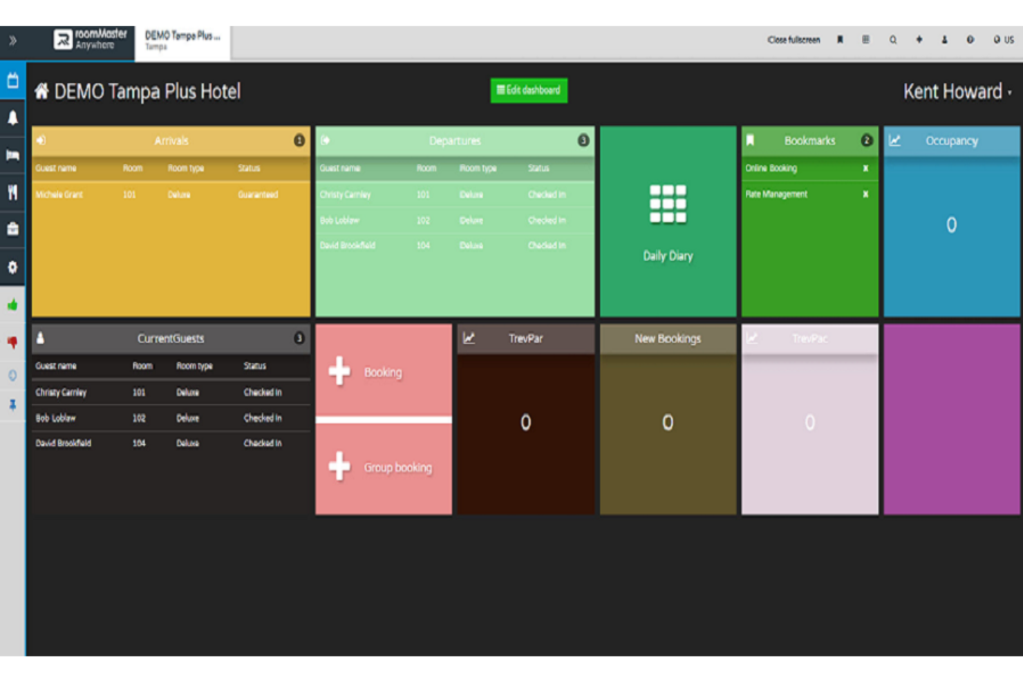 roommaster screenshot - 10 migliori software per il front office degli hotel recensiti per il 2026