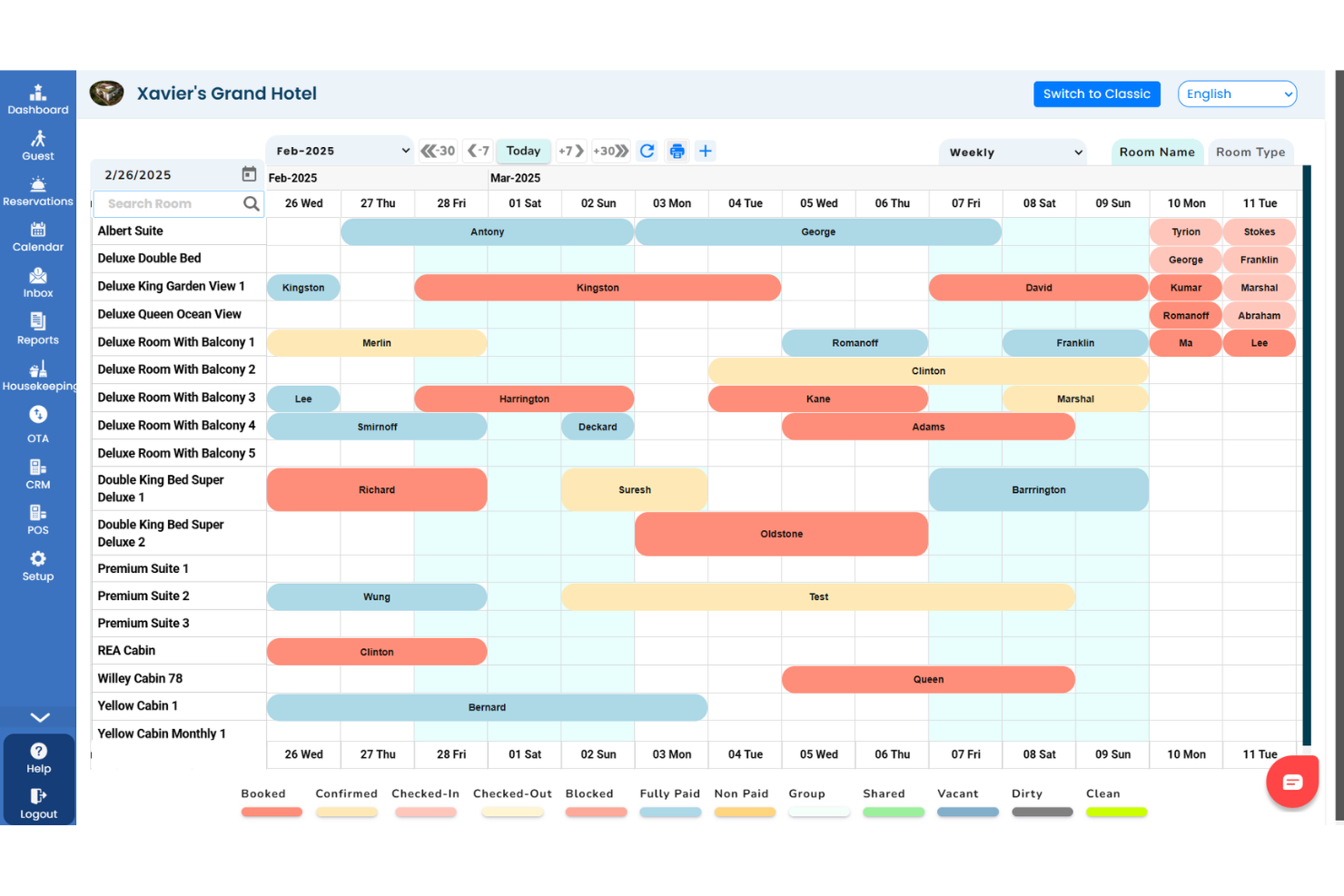 Easy InnKeeping screenshot - 10 migliori software di gestione dell’inventario alberghiero per 2026