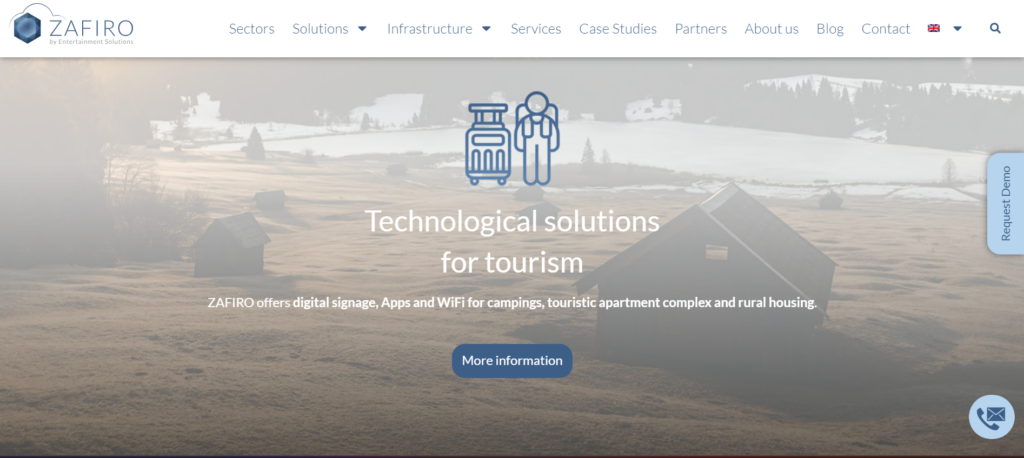 Zafiro screenshot - Guía de los 10 Mejores Proveedores de Internet para Hoteles de 2026