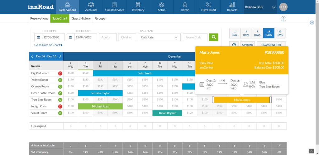 innRoad screenshot - 10 Mejores Software de Recepción de Hotel Analizados para 2026