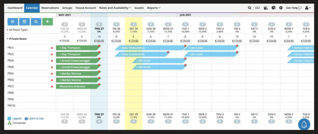 Cloudbeds screenshot - 10 migliori software per il front office degli hotel recensiti per il 2026