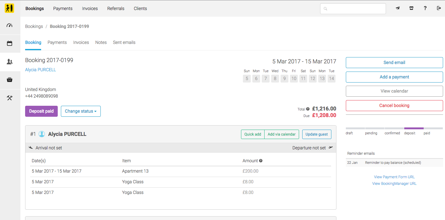 Bookinglayer screenshot - 10 Mejores Software de Email Marketing para Hoteles en 2026