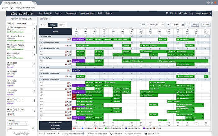 eZee Absolute screenshot - 10 Mejores Software de Gestores de Canales Hoteleros para 2026