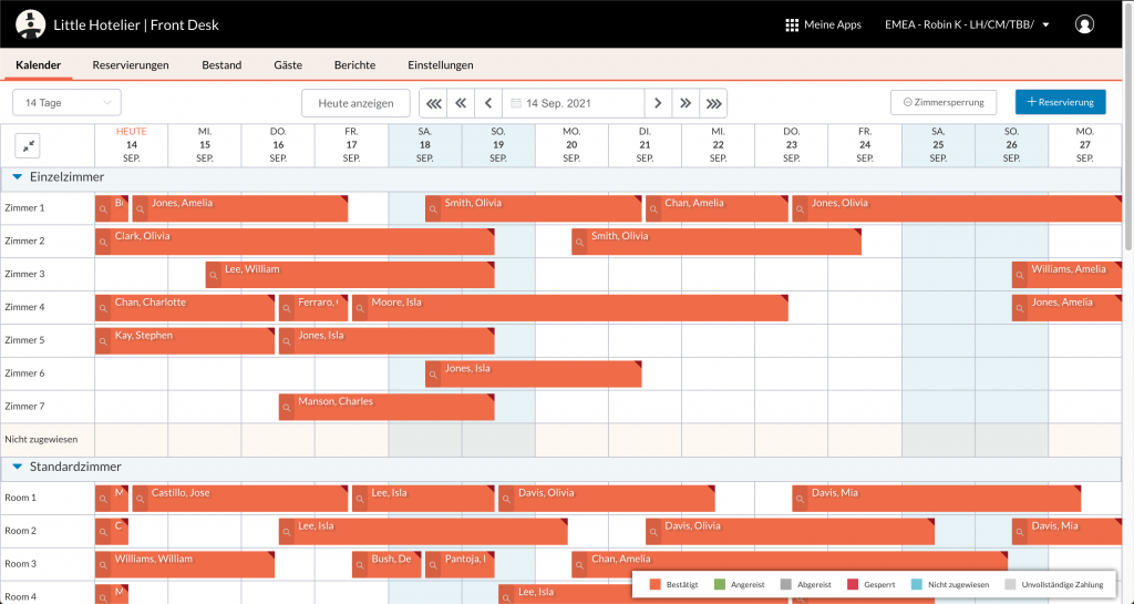 Little Hotelier screenshot - 10 Migliori Software Channel Manager per Hotel per 2026
