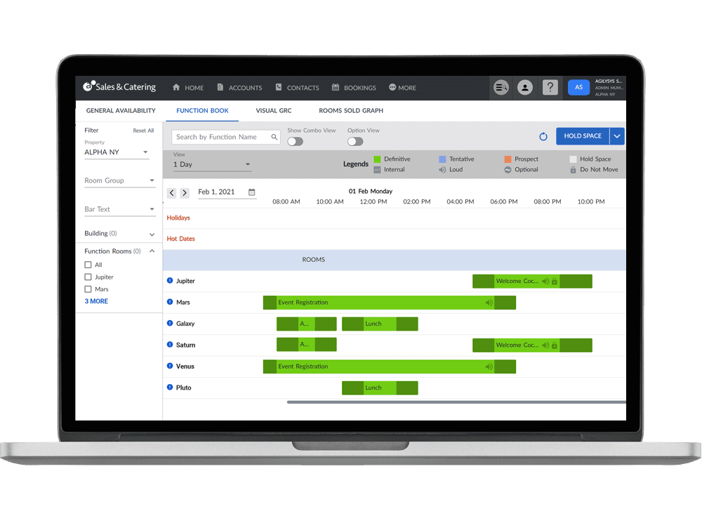 Agilysys screenshot - 10 Mejores Software de Gestión de Eventos para 2026 [Mis Reseñas]