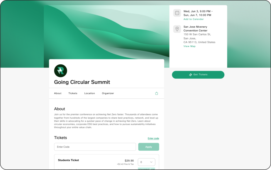 Webex Events screenshot - 10 migliori software di gestione eventi per 2026 [Le mie recensioni]