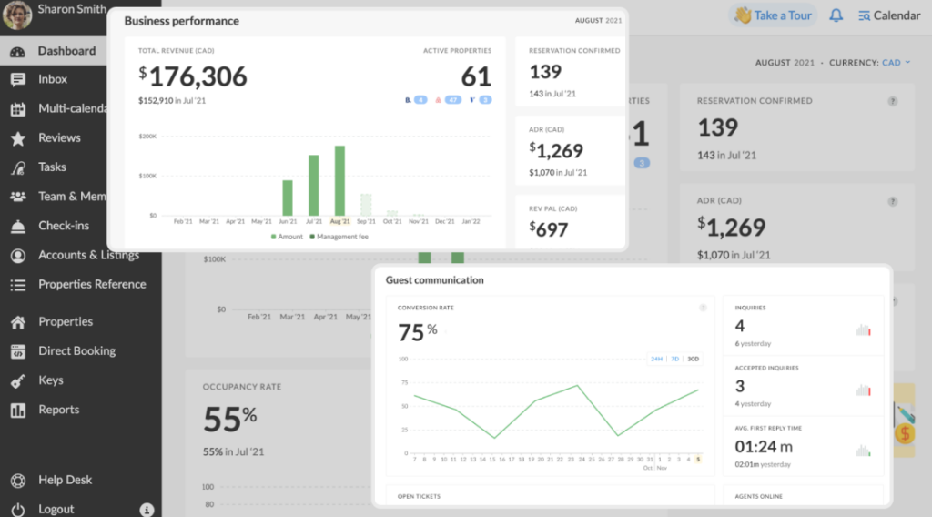 iGMS screenshot - 10 Mejores Alternativas a Cloudbeds Analizadas en 2026