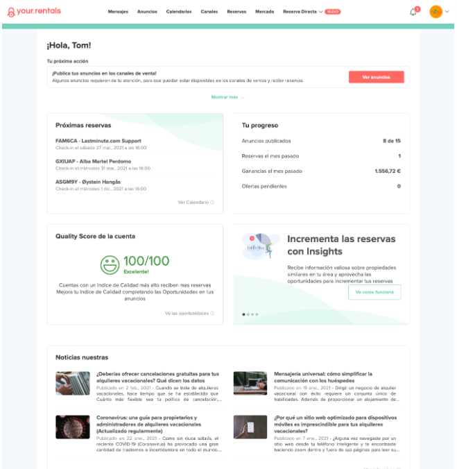 Your.Rentals screenshot - 10 alternativas útiles a SiteMinder para probar en 2026