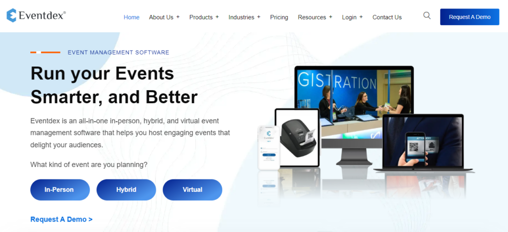 Eventdex screenshot - Las 10 principales alternativas a Bizzabo en 2026