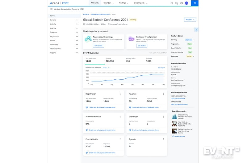 Cvent screenshot - 10 migliori software di gestione eventi per 2026 [Le mie recensioni]