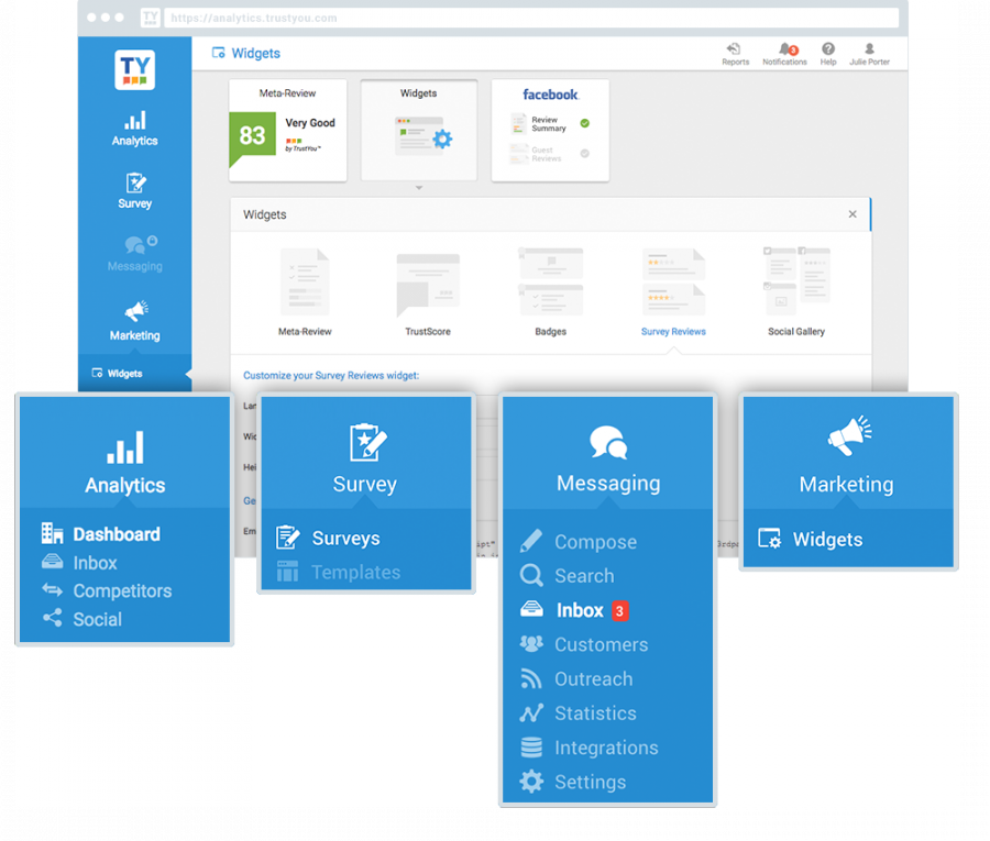 TrustYou screenshot - 10 Migliori Software per Sondaggi degli Ospiti per Hotel nel 2026