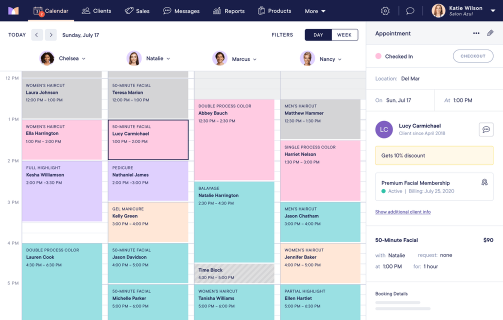 Mangomint screenshot - 10 Migliori Software per Spa per Gestione &amp; Prenotazione nel 2026