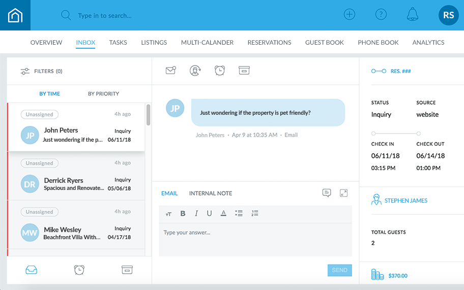Guesty screenshot - Los 10 mejores programas de software para alquileres vacacionales de 2026