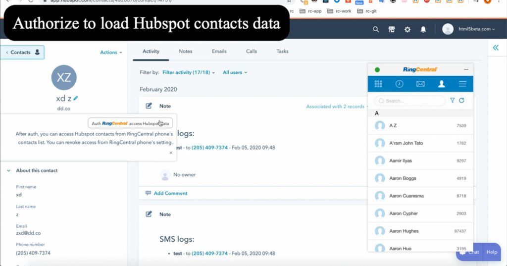 RingCentral screenshot - 10 Migliori Sistemi PBX per Hotel per Unificare le Comunicazioni nel 2026
