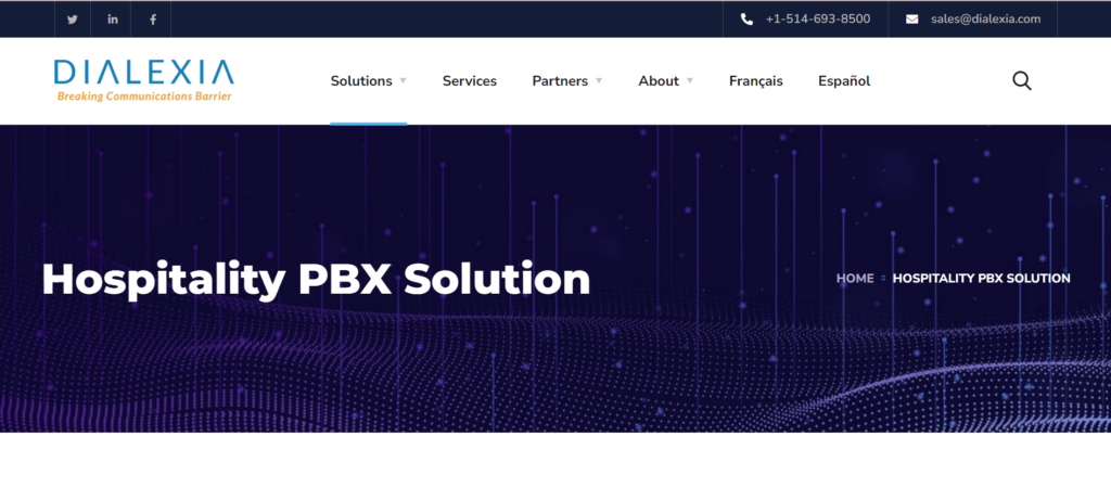 Dialexia screenshot - 10 Mejores Sistemas PBX para Hoteles para Unificar las Comunicaciones en 2026