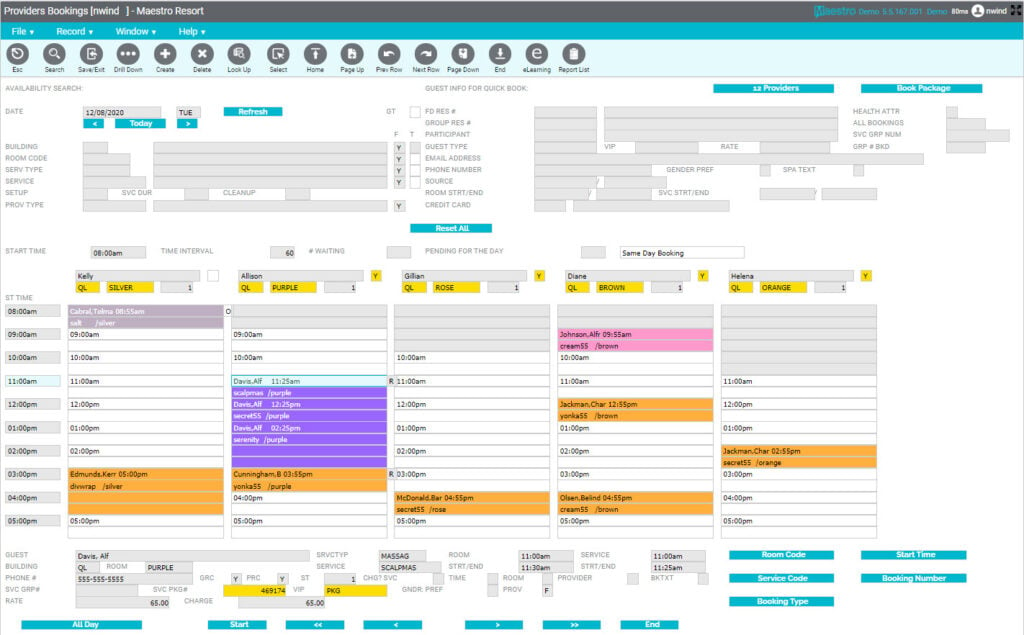 Maestro PMS screenshot - 10 software de conserjería para mejorar la experiencia del huésped en 2026