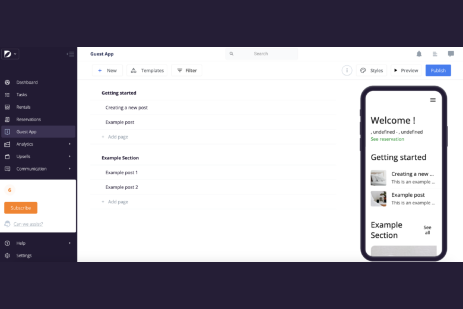 Duve screenshot - 10 migliori software per ordinazioni da mobile per hotel nel 2026