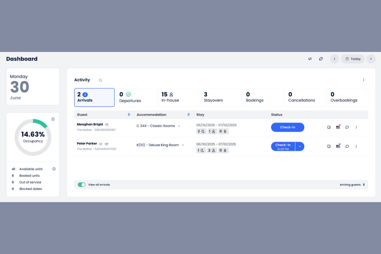 Cloudbeds screenshot - 10 Migliori Software di Gestione Attività per Hotel Recensiti nel 2026