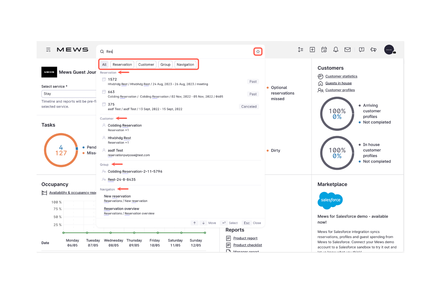 Mews screenshot - 10 Migliori Software di Intelligenza Artificiale per Hotel per 2026