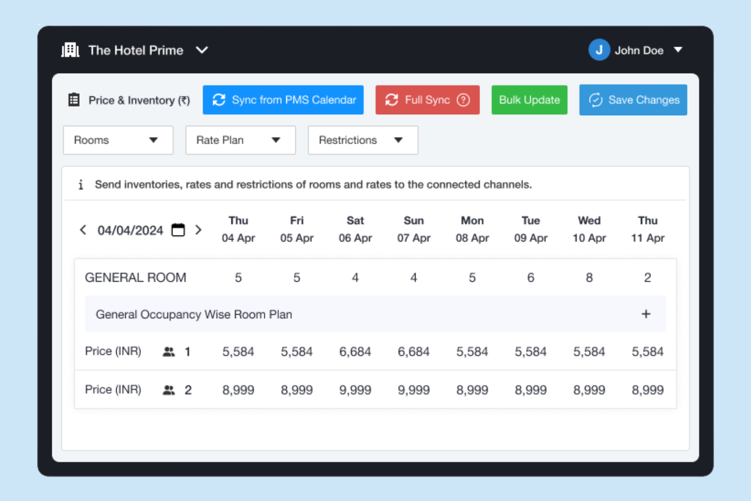 QloApps screenshot - 10 opensourcehotelbeheersystemen in 2026