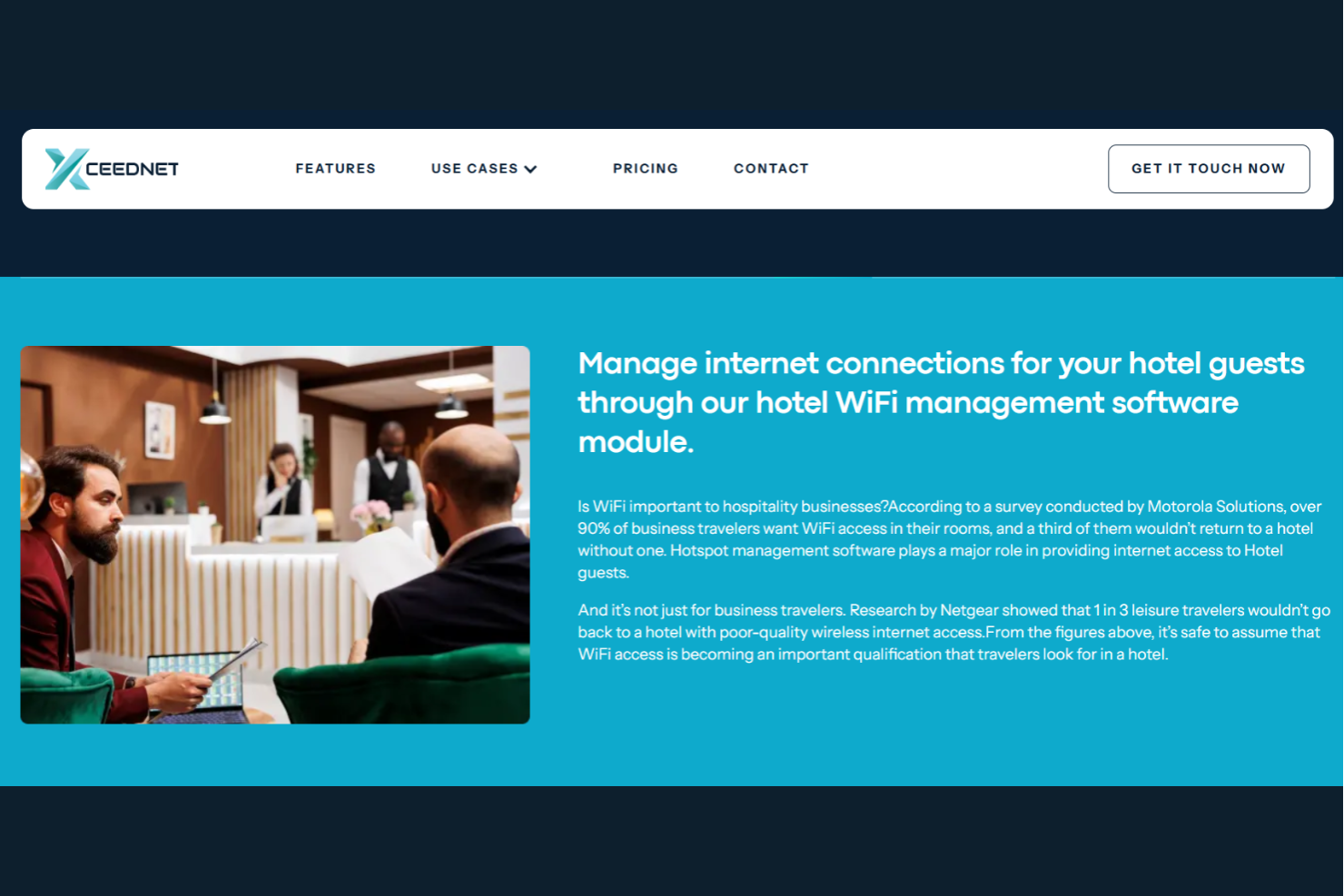 Xceednet screenshot - 15 hotel-wifioplossingen voor 2026