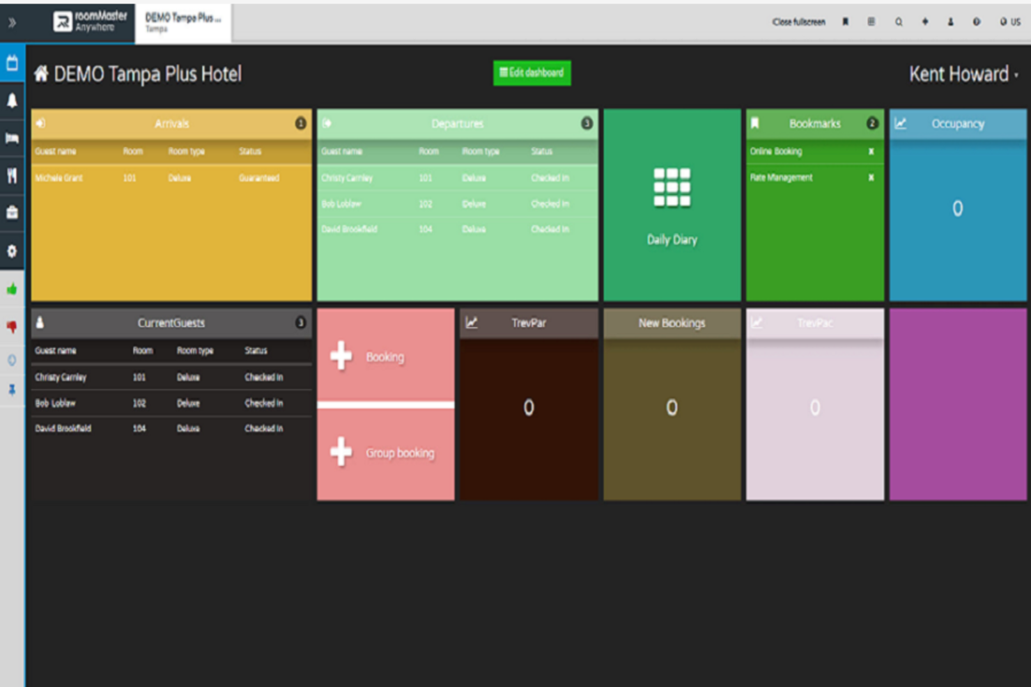 roommaster screenshot - 10 beste hotelreserveringssoftware beoordeeld voor 2026