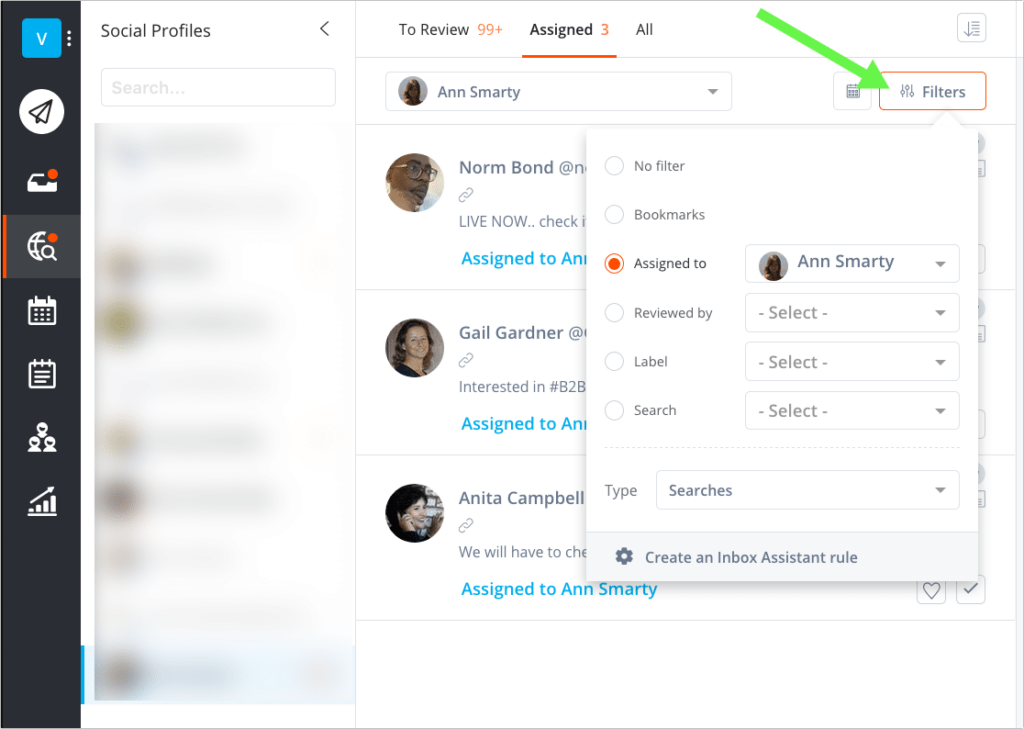 Agorapulse screenshot - 10 beste software voor reputatiemanagement van hotels van 2026