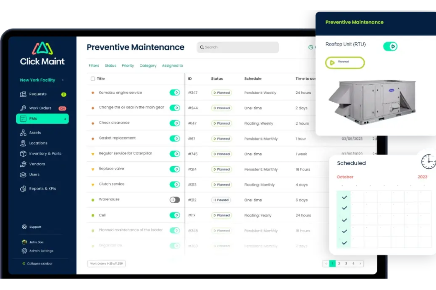 Click Maint CMMS screenshot - 10 beste softwareoplossingen voor hotelonderhoud beoordeeld voor 2026