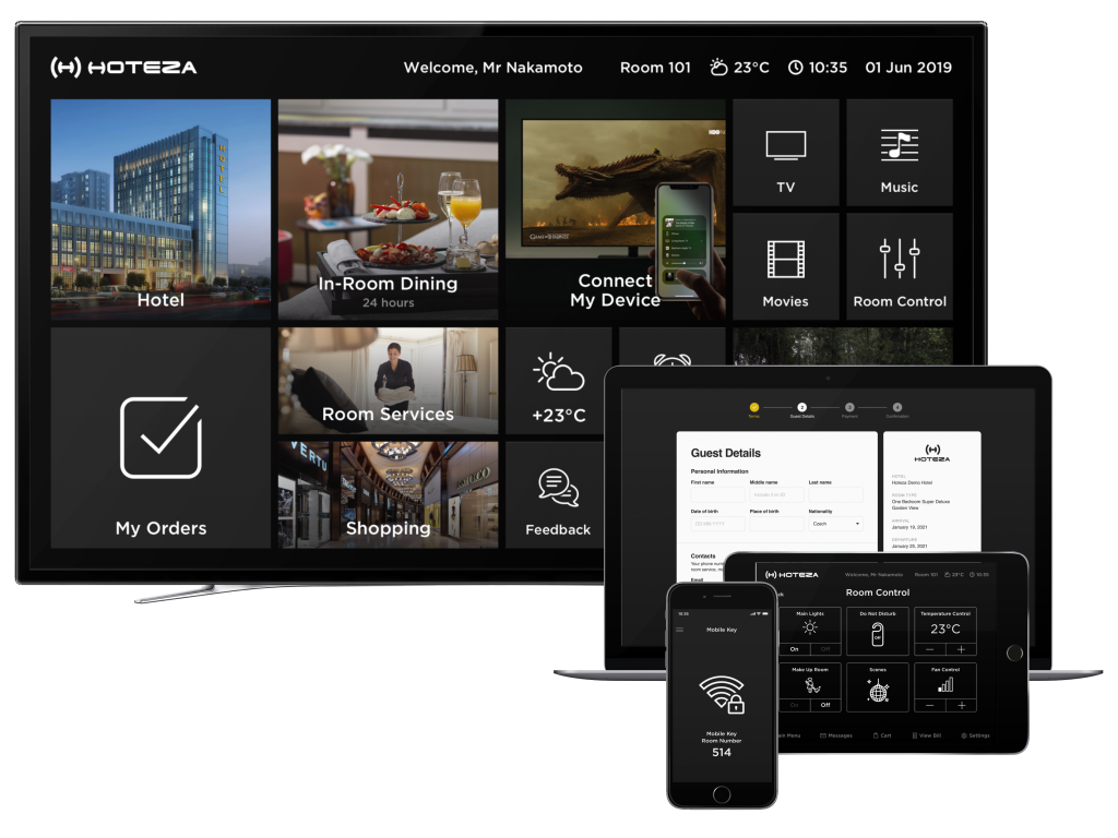 Hoteza screenshot - Gids voor de 10 beste internetaanbieders voor hotels van 2026