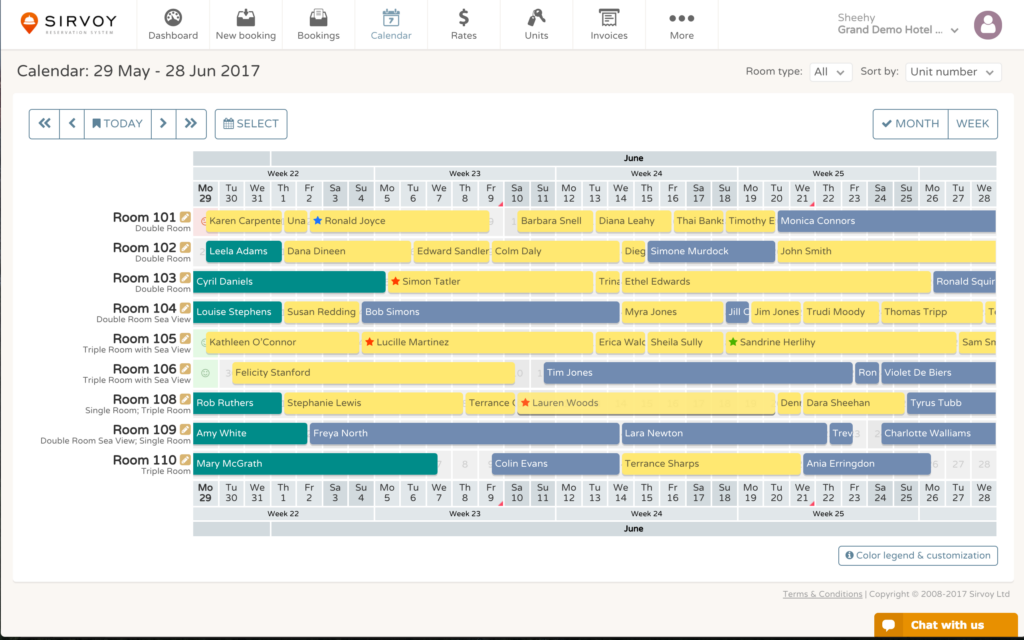 Sirvoy screenshot - 10 beste software voor hotelkanaalbeheer voor 2026