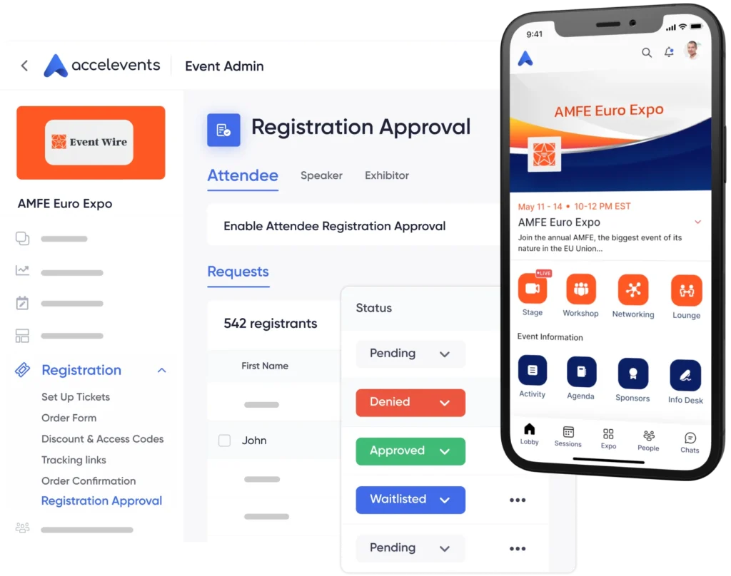 Accelevents screenshot - 10 beste softwareoplossingen voor conferentiebeheer voor 2026