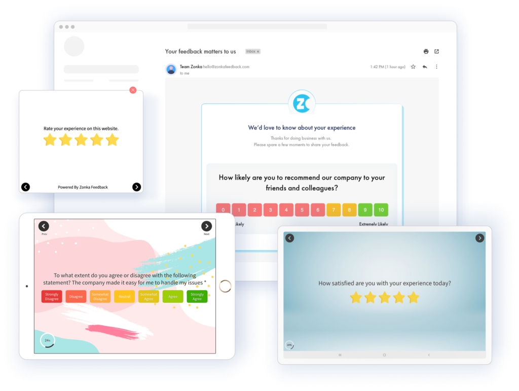 Zonka Feedback screenshot - 10 beste software voor gastenenquêtes voor hotels in 2026